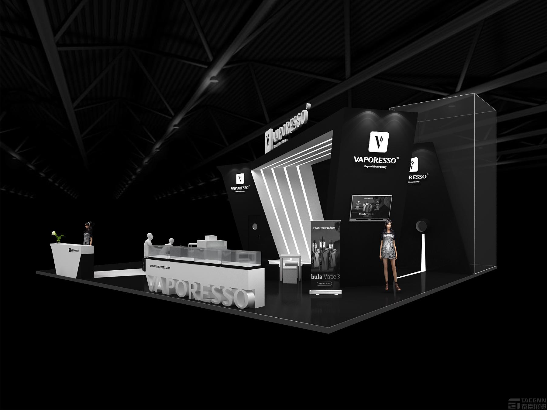 vaporesso電子煙展臺設(shè)計方案
