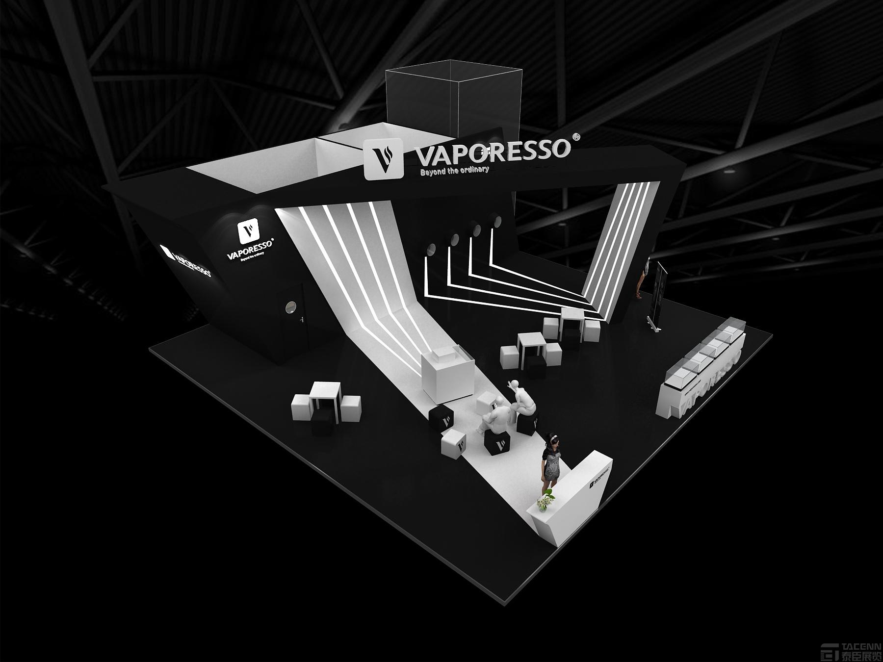 vaporesso電子煙展臺設(shè)計方案